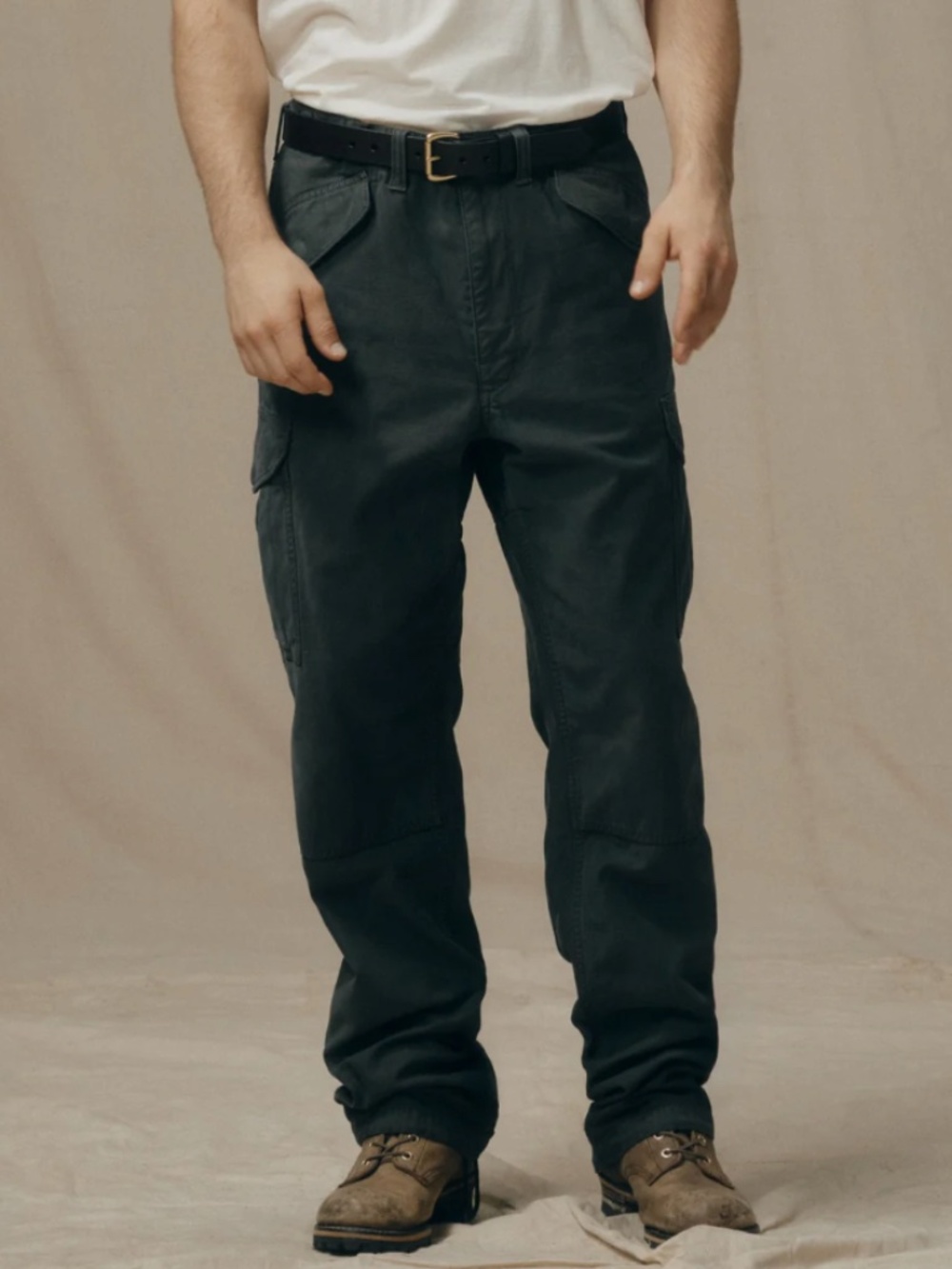 Filson Men's Navy Cargo Field Pants 38x32 Cotton Utility Outdoor Pants